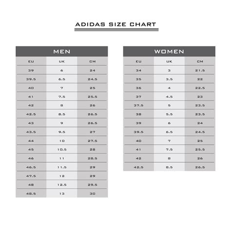 Adidas size guide